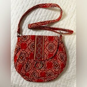 Vera Bradley Saddle Up Crossbody Retired Paprika Shoulder Bag